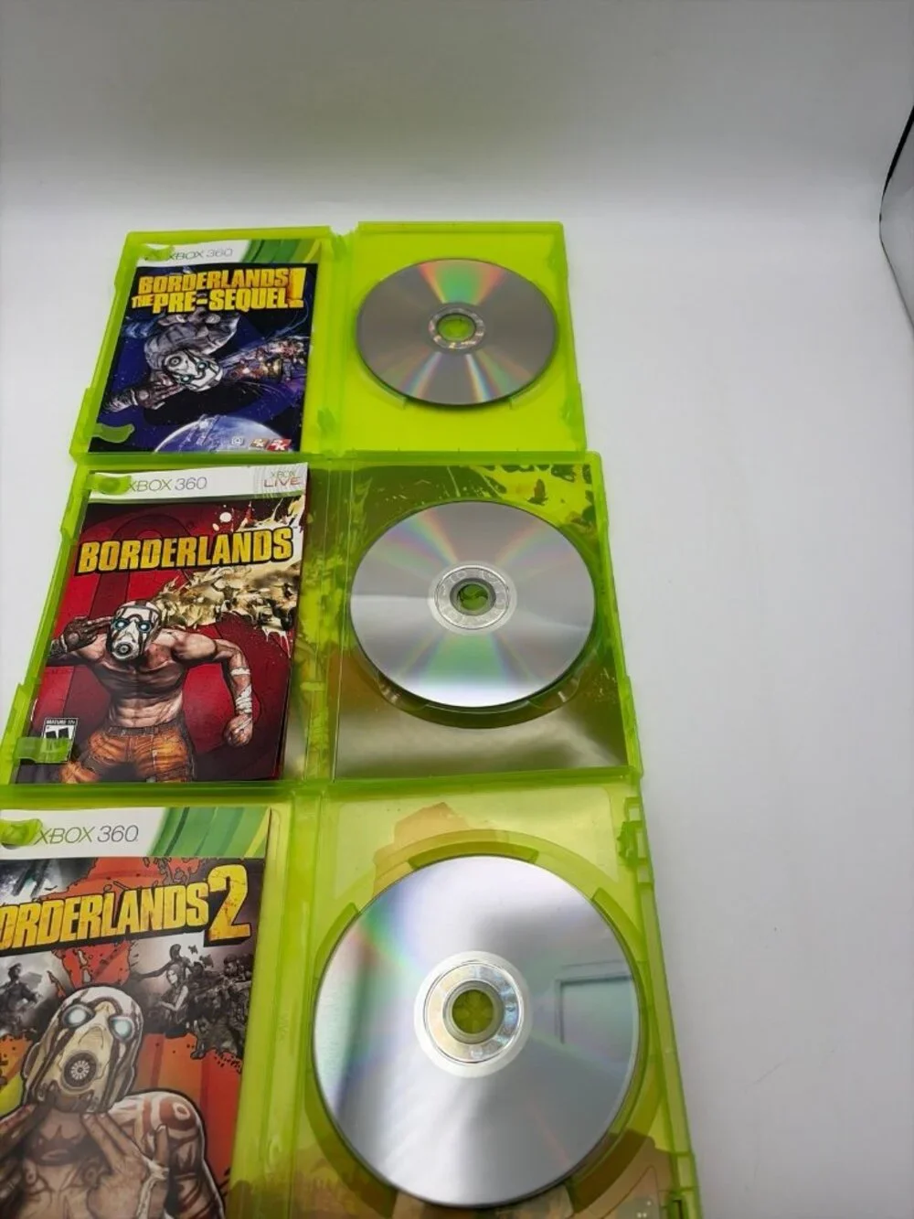 Borderlands & Borderlands 2 & The Pre-Sequel! Microsoft Xbox 360 CIB Tested